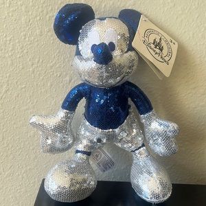 Disney Parks 60th Anniversary 9” Sequin Mickey Mouse